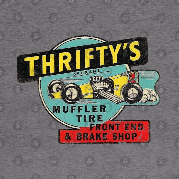 Thriftys Auto Parts by retrorockit